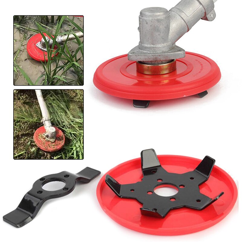 Universal Grass Trimmer Head Cutter Brush Weeder Plate Blades Razors Steel Hedge Trimmer Head