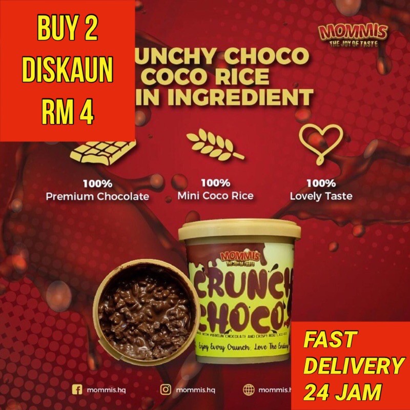 [ COMBO DEALS ] COCO RICE MOMMIS CRUNCHY CHOCO COCO RICE COCO JAR ...
