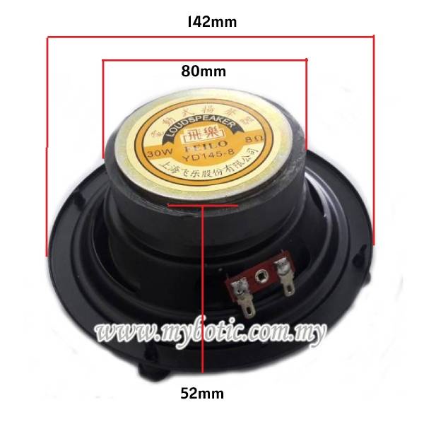 30 watt best sale 8 ohm speaker