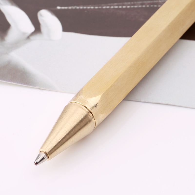CH Durable Hexagon Press Metal Business Ballpoint Pen 0 5mm Nib Office ...