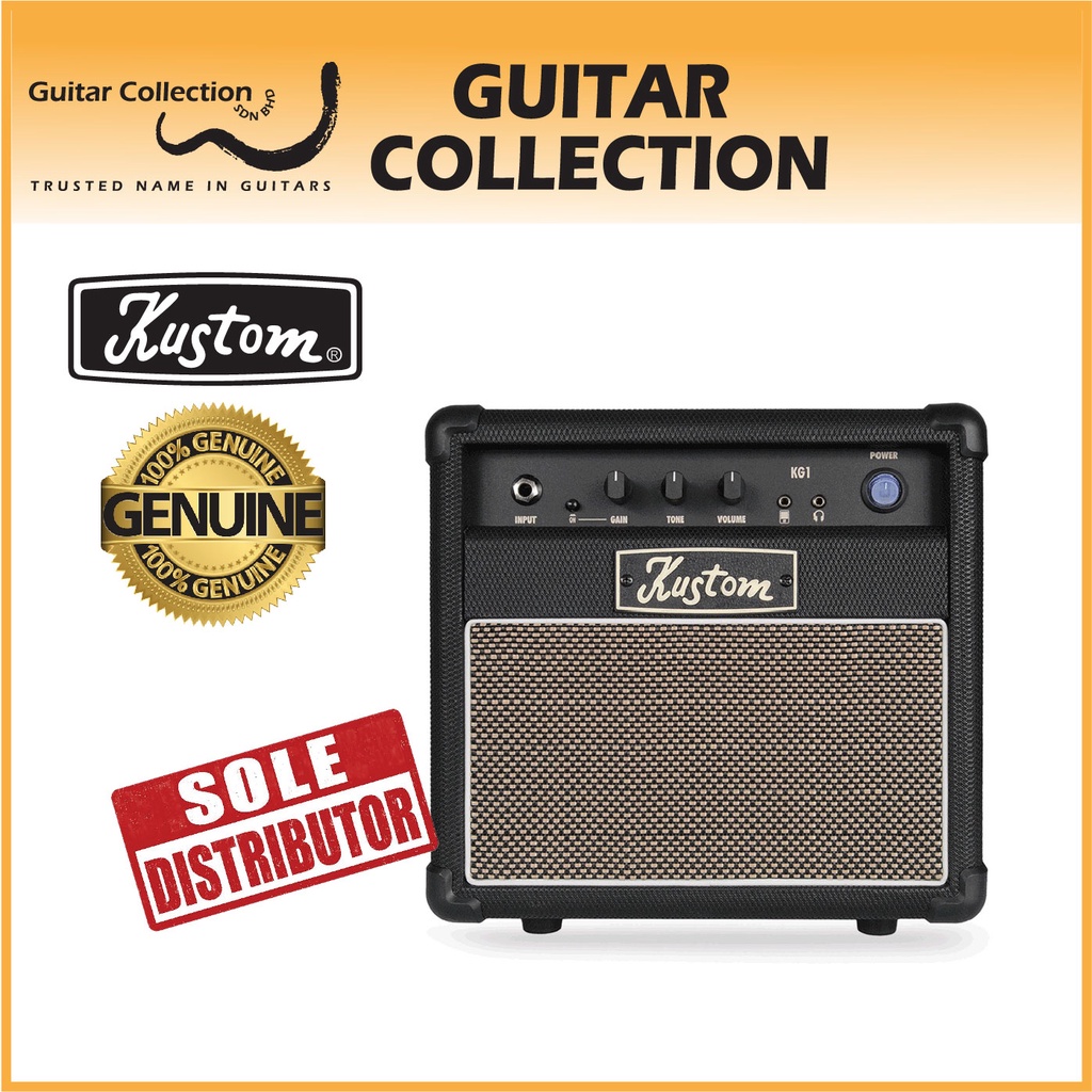 Kustom KG1 10W Guitar Combo Amplifier (1 x 6" Speaker) Shopee Malaysia