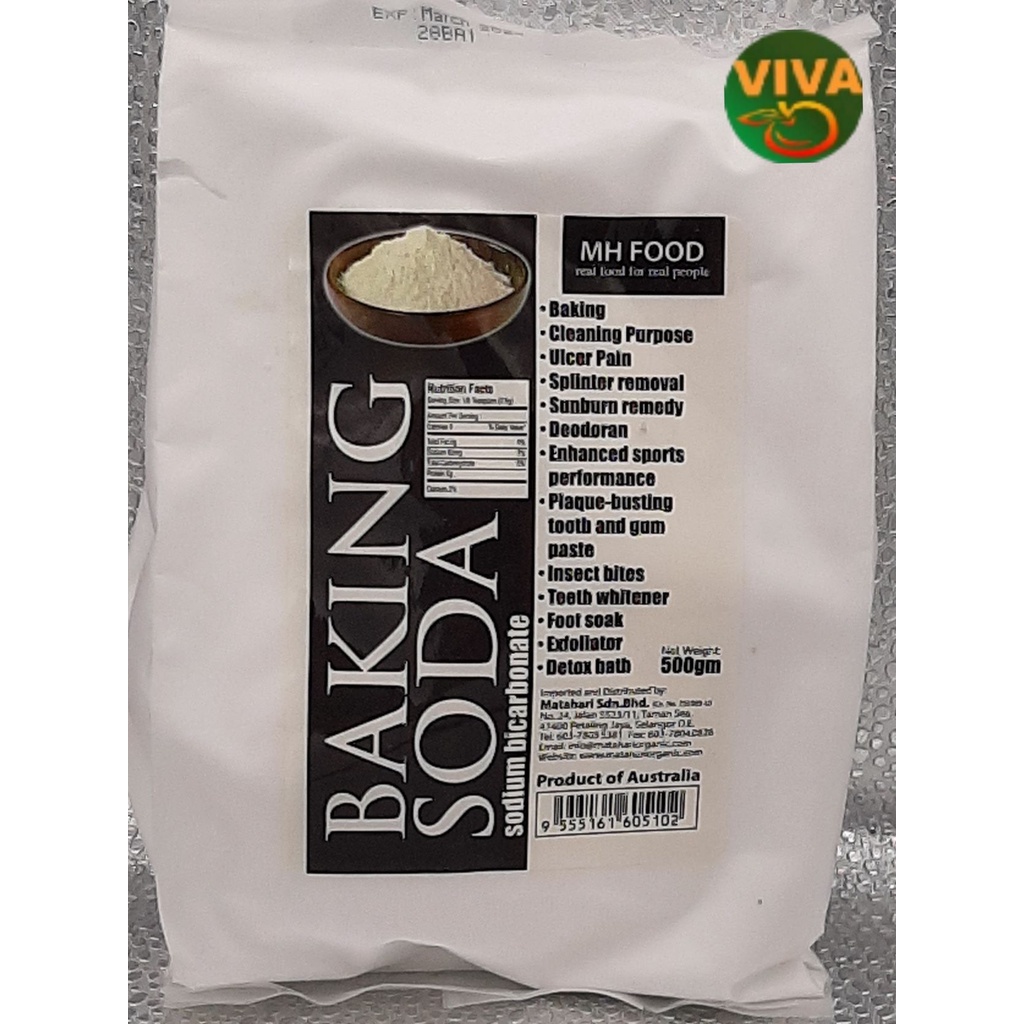 MH Baking Soda Sodium Bicarbonate (500gm) | Shopee Malaysia