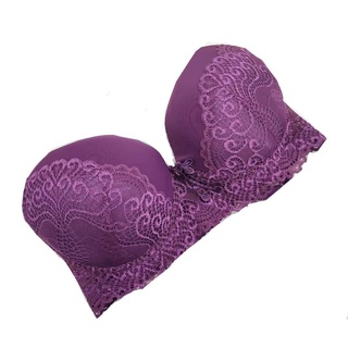 Front buckle bra female sexy wireless leopard lingerie small chest gathered  lace set bra and panties