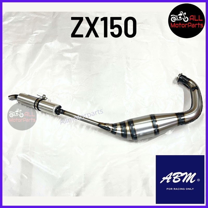 ZX150 RR EKZOS EX PIPE ZX 150 EXHAUST KAWASAKI ABM FOR RACING ONLY