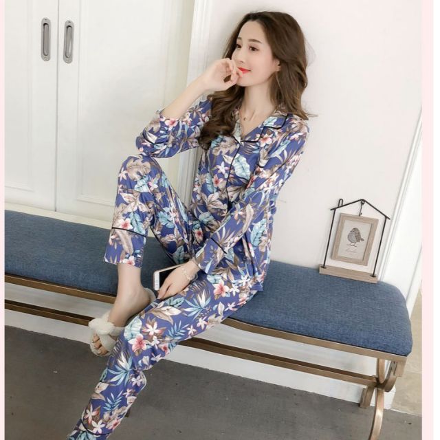 Satin pyjamas outlet shopee