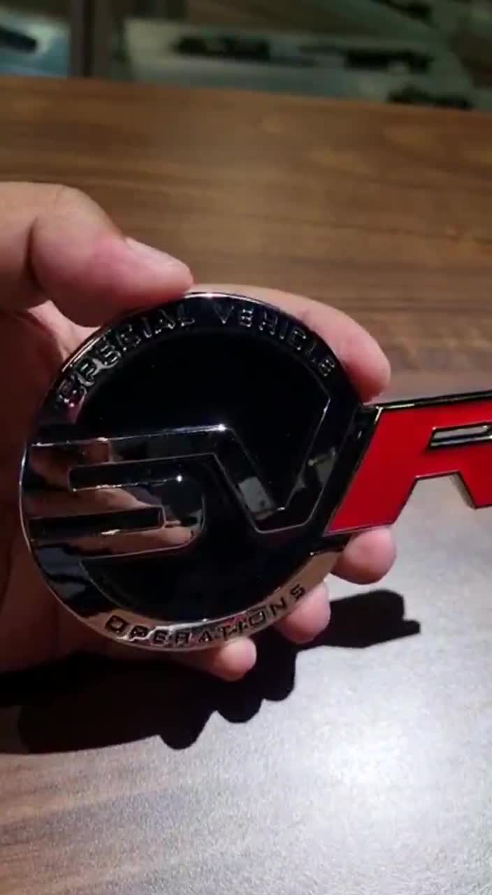 CT Concept Range Rover SVR Metal Logo Rear Emblem Original Design OEM ...