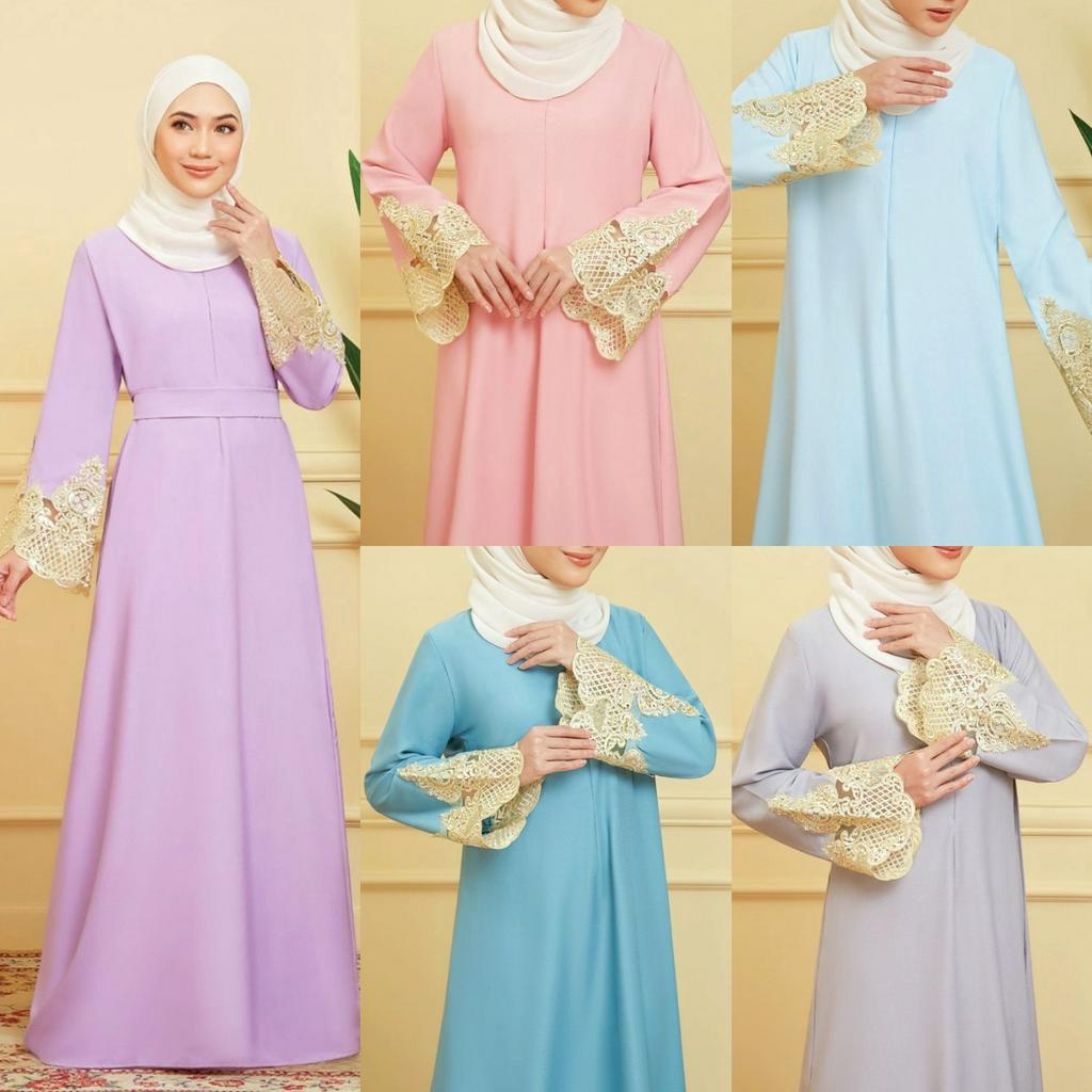🔥KOLEKSI BAJU RAYA 2024🔥 ReadyStock JANELLE Jubah Muslimah Shopee Malaysia