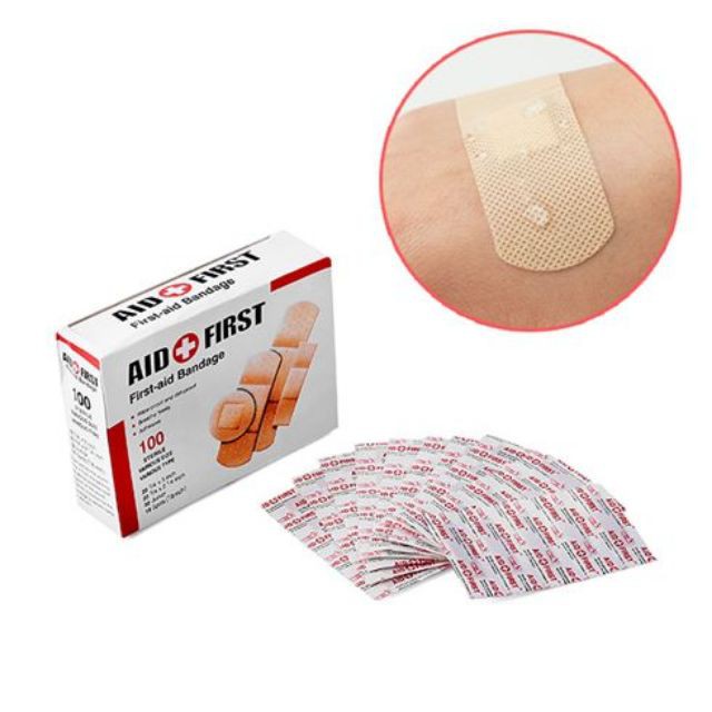 Urgo Bandage Box (Buffalo) 100 Pieces Big And Small Sizes Medical