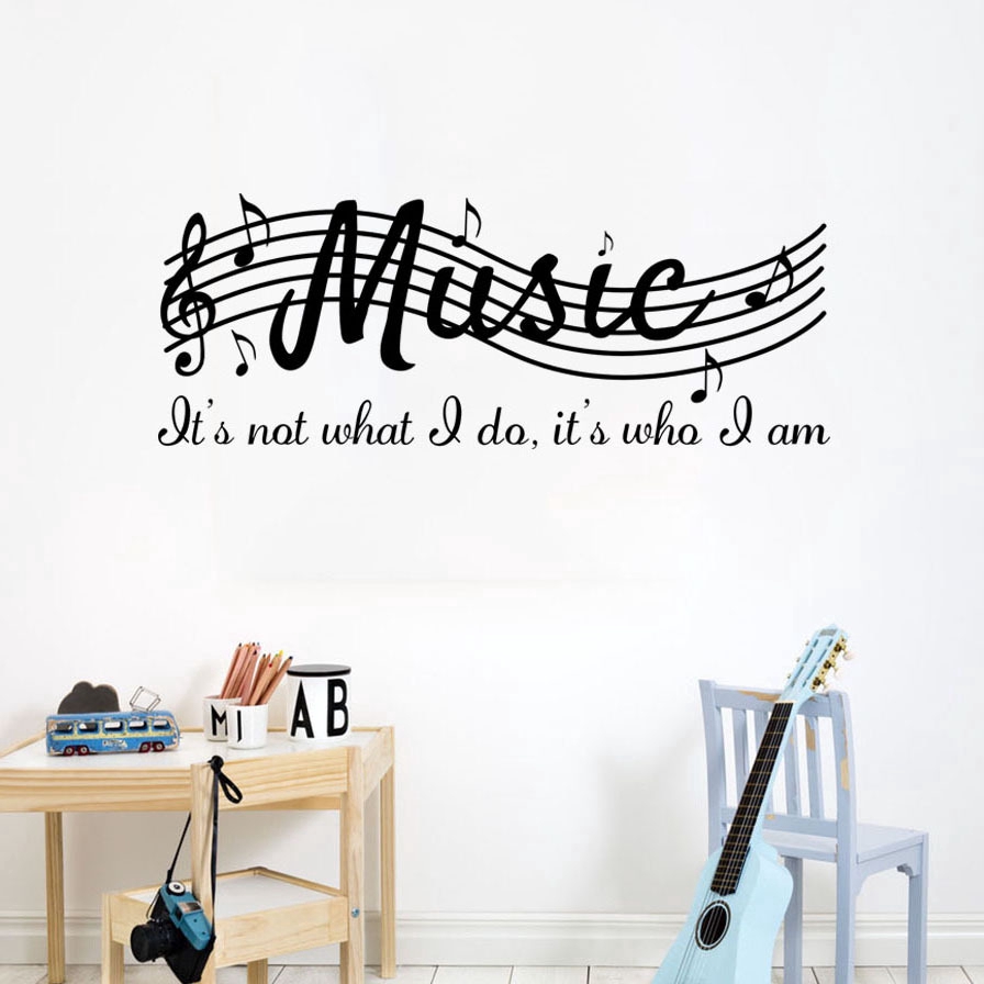 New 50*80CM Music Musical Notes Musical Staff Hand-painted Carved Wall ...