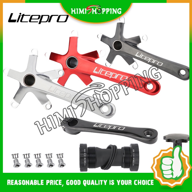 thumbnail image 2 of Litepro Ultralight Hollow Crankset Chainring Durability And Compatibility In One I.64743749 2 of 9