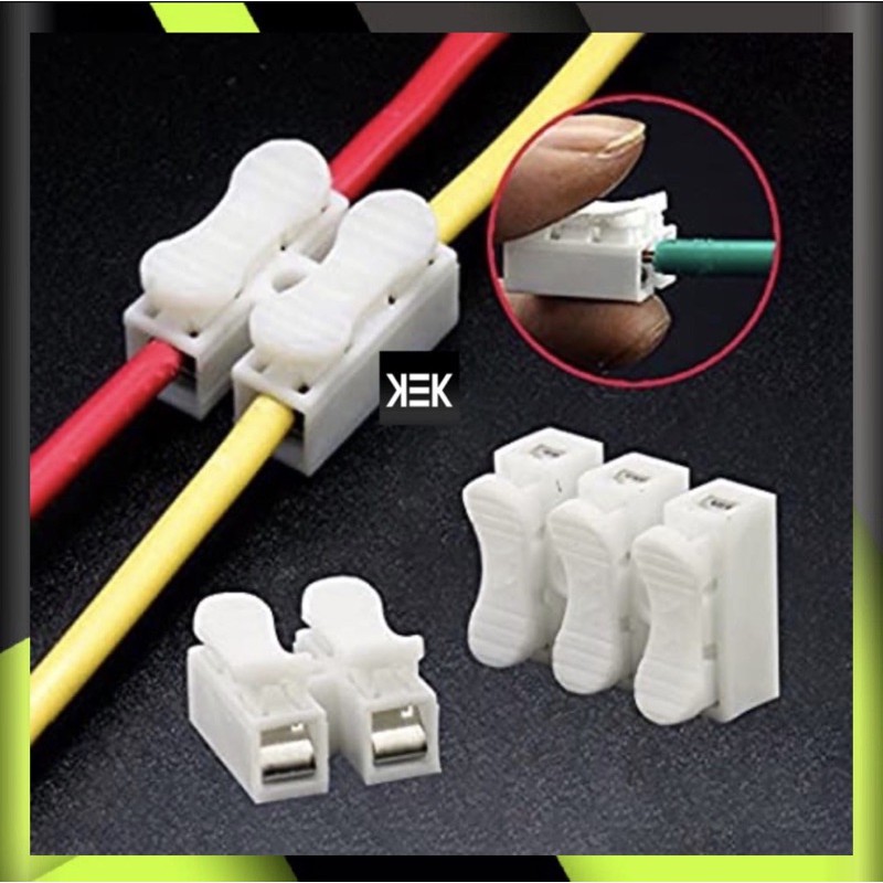 💥Ready Stock💥 2 3 Pins #Electrical Cable Connectors Quick Splice Lock ...