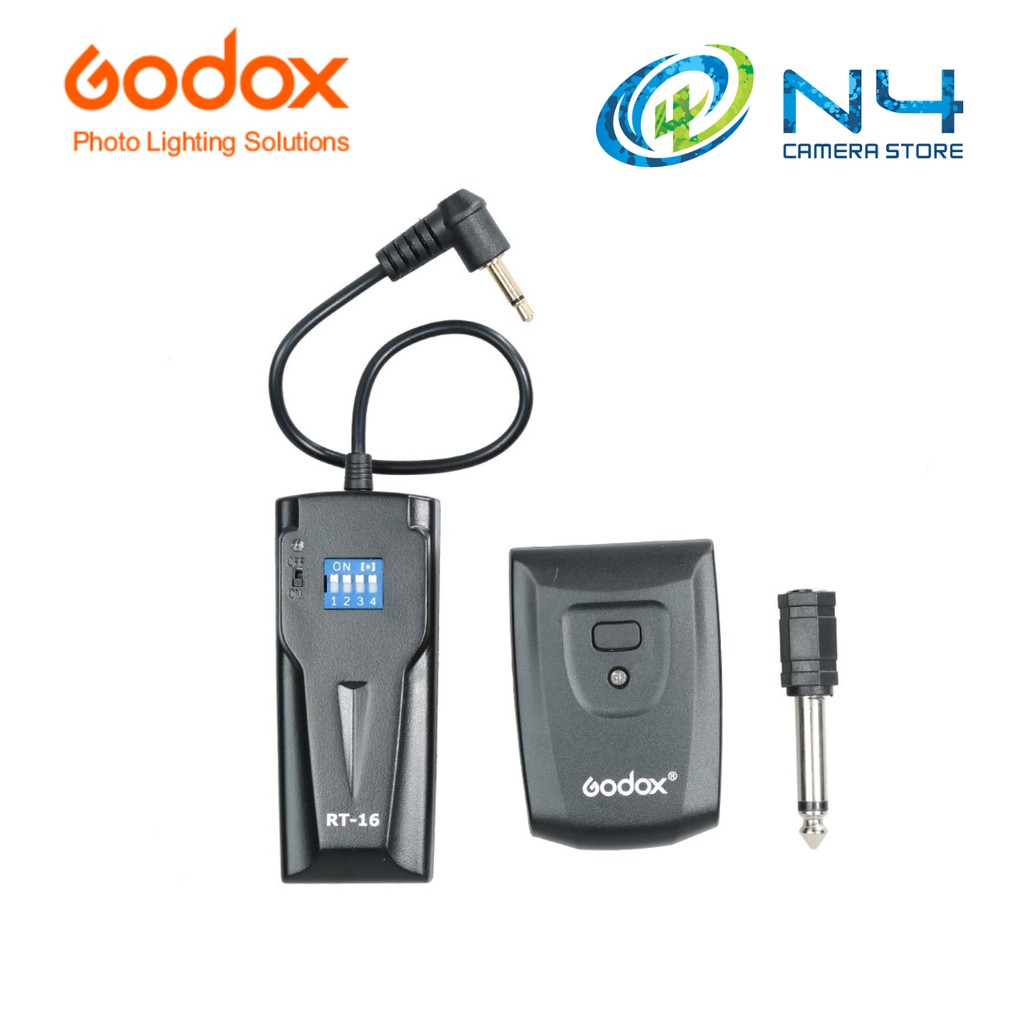 Godox RT-16 16-Channel Wireless Studio Strobe Flash Trigger Remote for ...