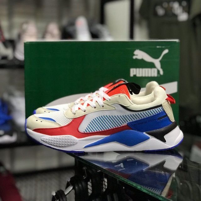 Puma rsx store red blue white