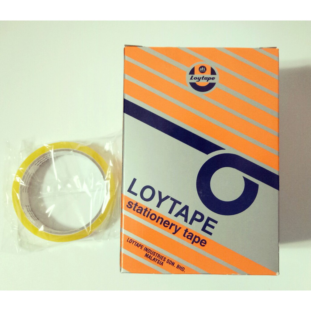 LOYTAPE Stationery Tape 12mm x 40m 18mm x 40m 24mm x 40m (Big