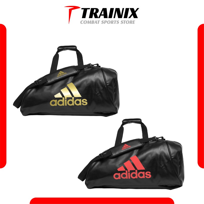 Adidas leather gym online bag