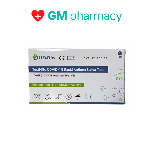 UDBio TestNGo Covid19 Rapid Antigen Saliva Test Kit (1 Test Kit