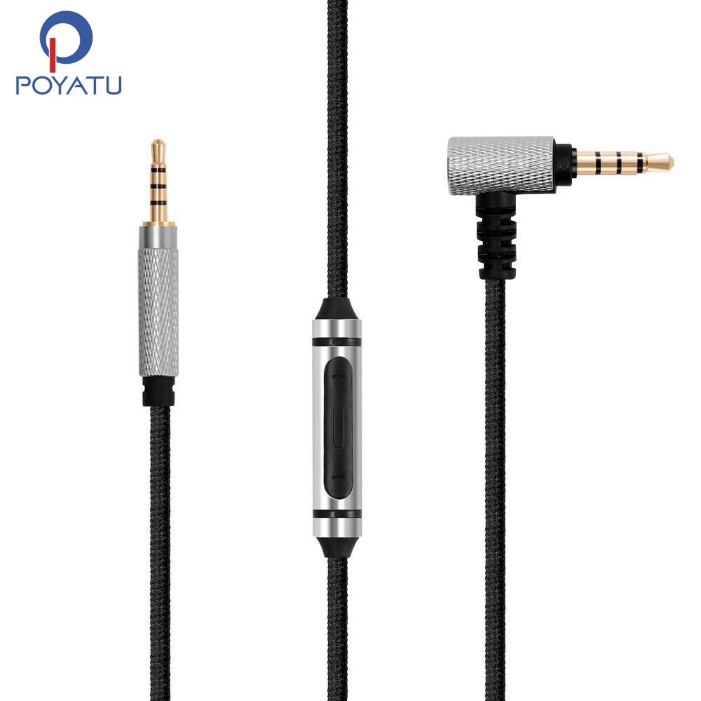 POYATU 2.5mm to 3.5mm Stereo Audio Cable For AKG Y500 Y55 Y50 Y40