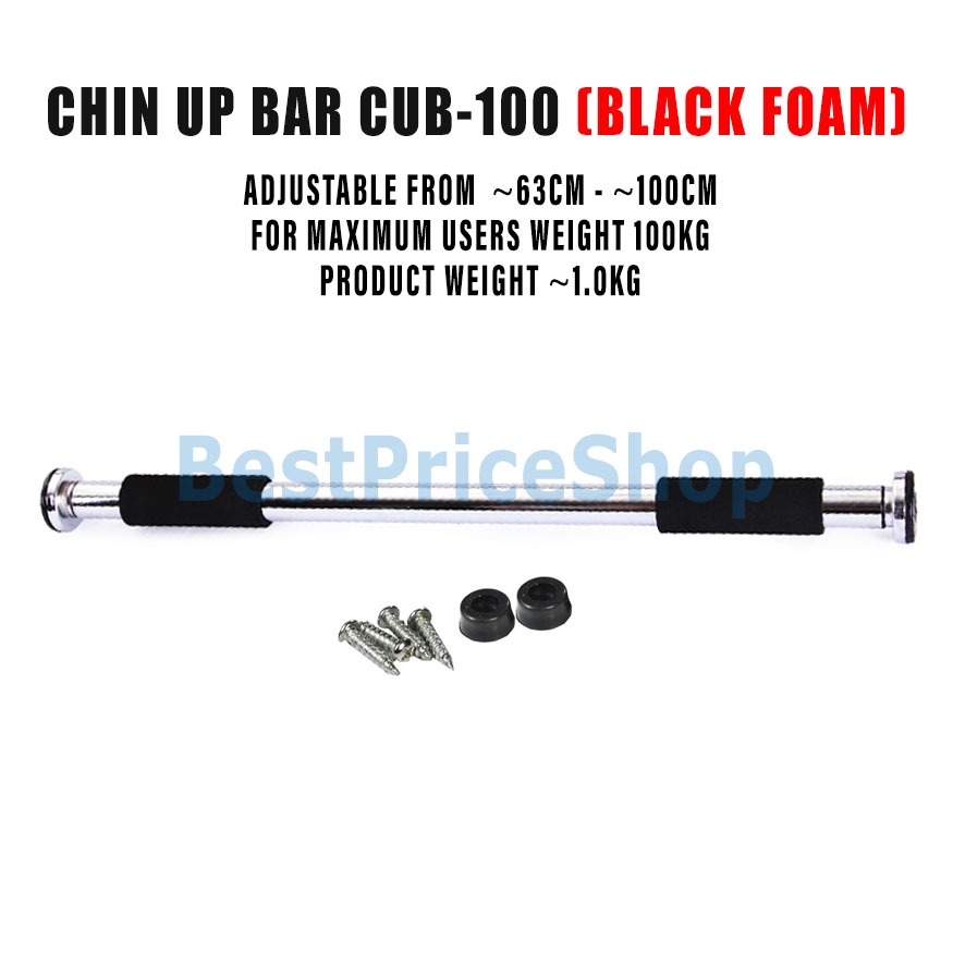BPS Chin Up Bar Doorway Gym Pull Up Bar Door Gym Bars Arm ForeArm Dip