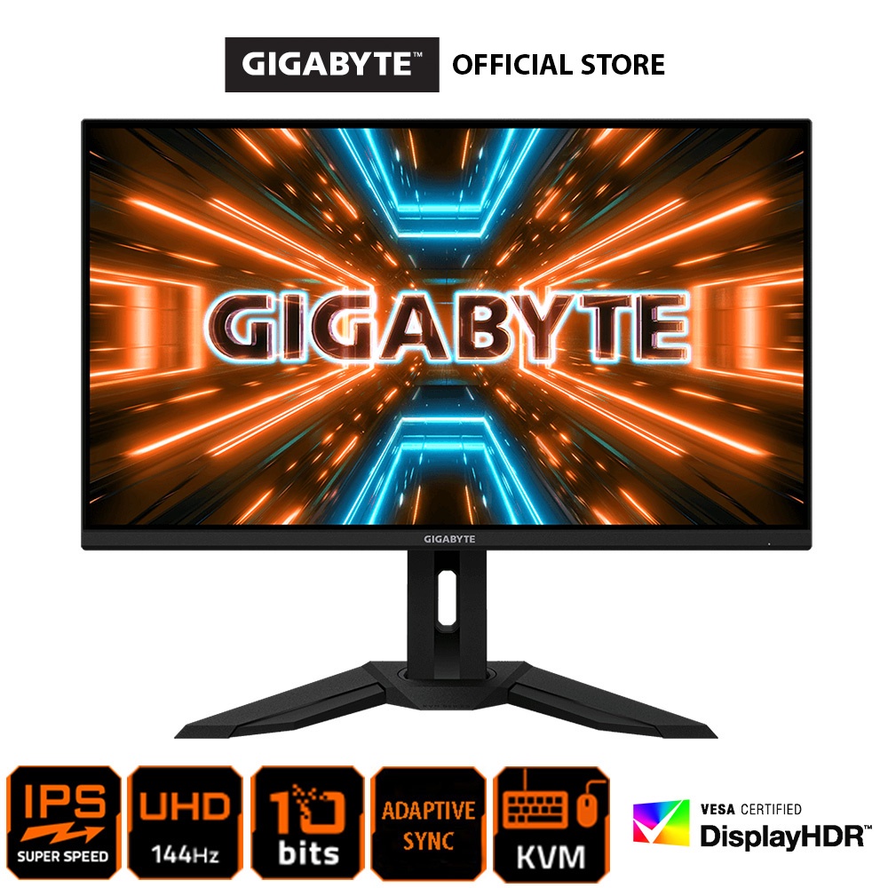 Gigabyte M32U 32' UHD 4K SuperSpeed IPS KVM Gaming Monitor (144Hz, 1ms ...