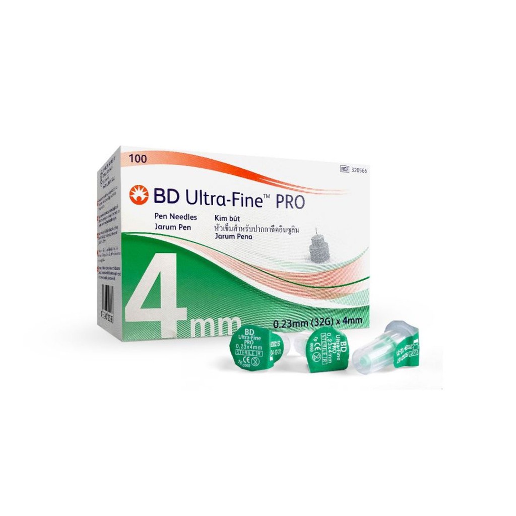 BD Ultra Fine Pro Insulin Pen Needle 32G 4mm 100s