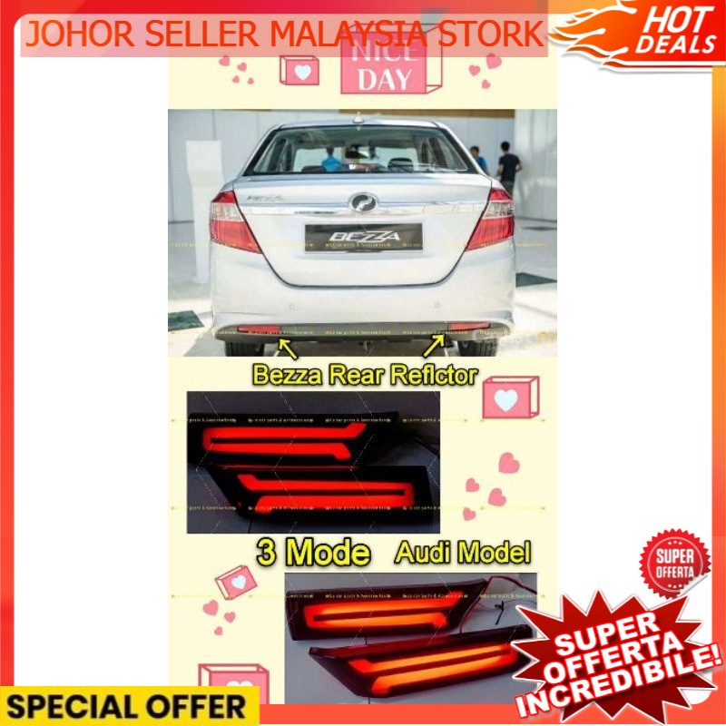Turn Running Drl Signal Warning Myvi Bezza LED Rear Bumper