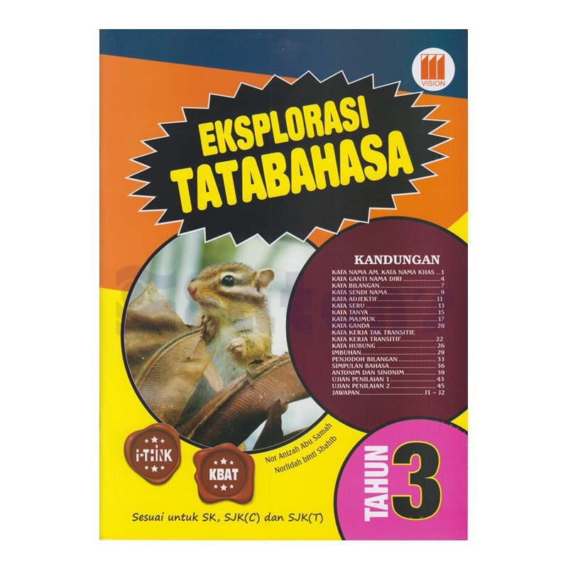 Vision | Reference Book | Eksplorasi Tatabahasa Tahun 3 (2021) | Shopee ...