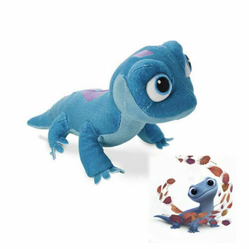 Frozen 2 Plushie Dolls Toys Fire Spirit Salamander Blue lizard Stuffed ...