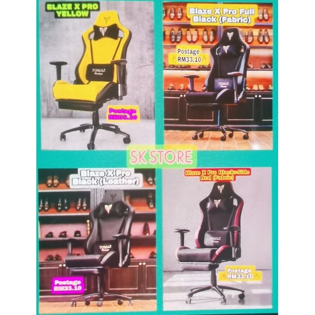 Tomaz gaming chair online shopee