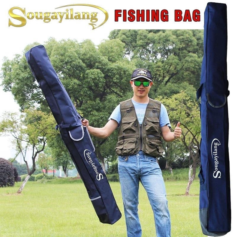 Sougayilang Fishing Tackle Bag Durable and Portable Large Capacity