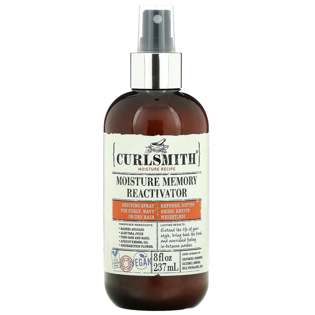 Curlsmith, Moisture Memory Reactivator, 8 fl oz (237 ml) | Shopee Malaysia
