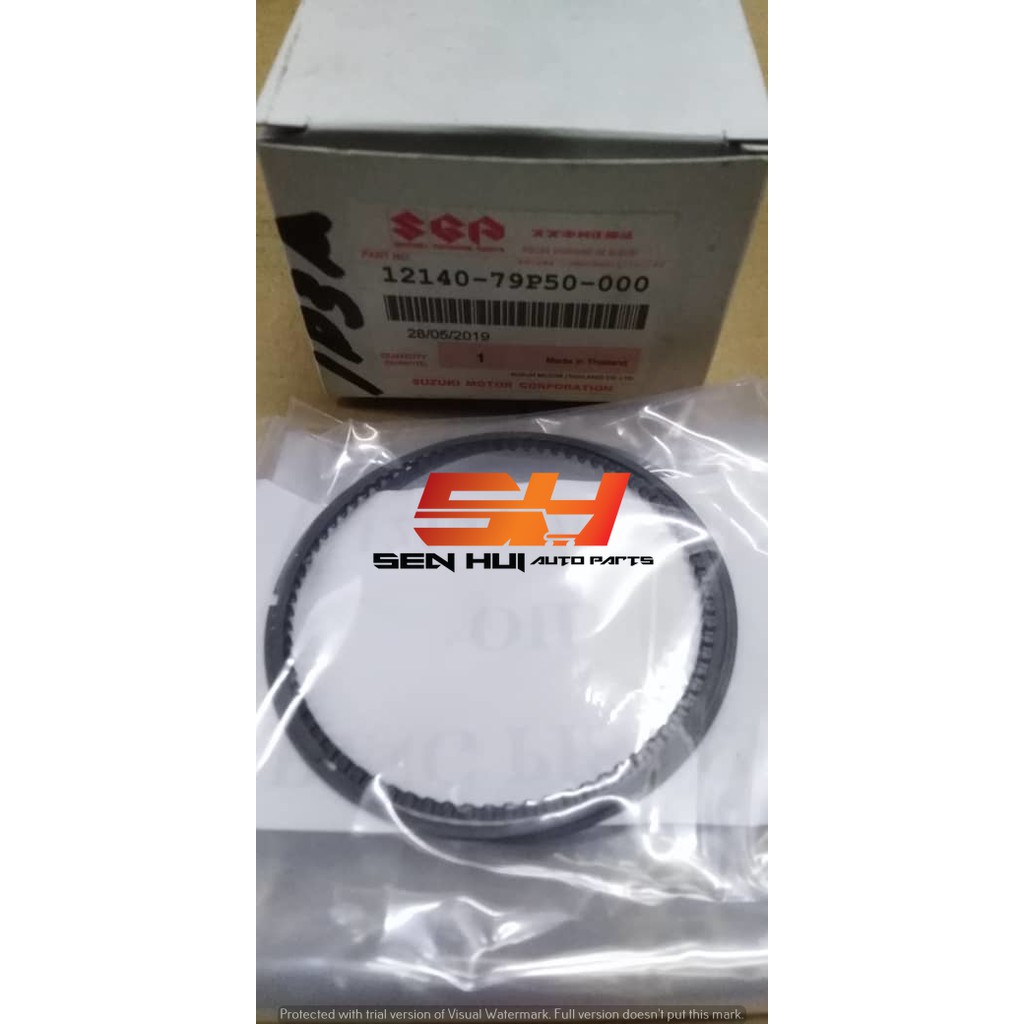 thumbnail image 2 of Piston Ring Set (2 Pcs) For Suzuki Outboard DT 9.9HP 15HP 2-Stroke Engine - 59mm, Replaces 12140-93114 2 of 9