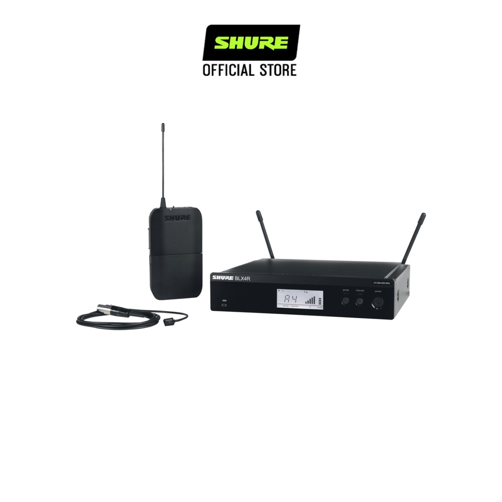 Shure BLX14R/W93 Wireless Rack-mount Presenter System with WL93 ...