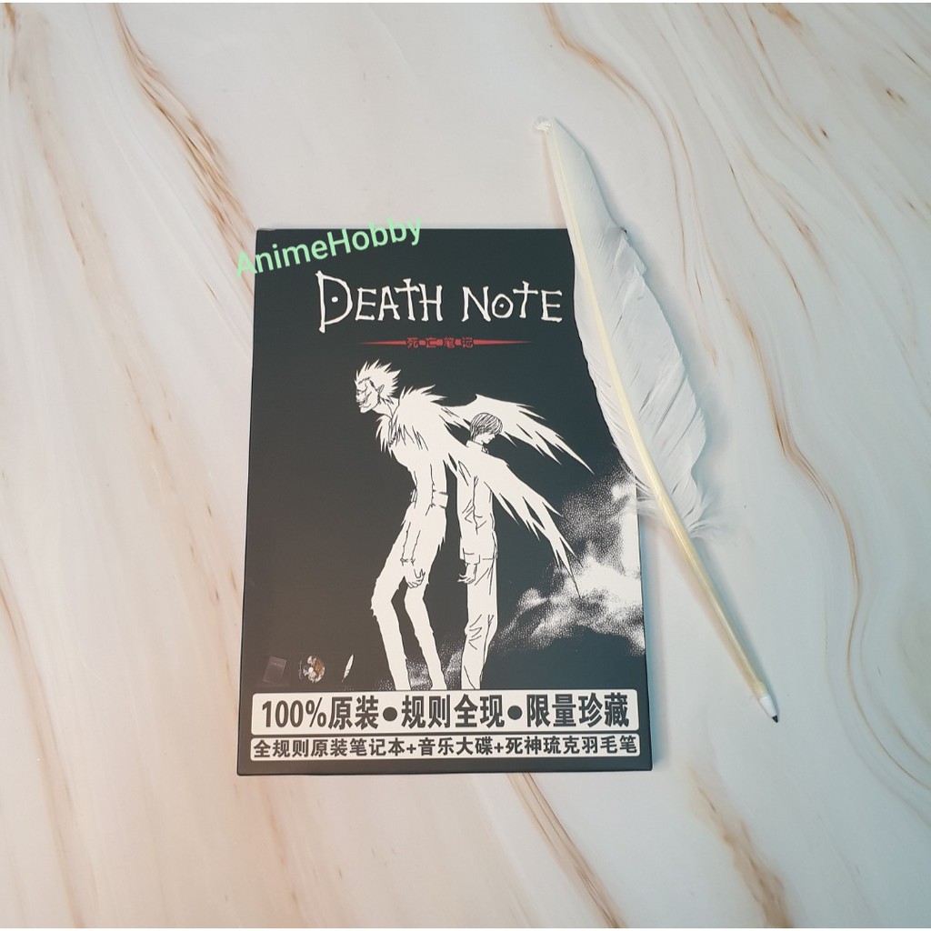 ANIME HOBBY DEATH NOTE NOTEBOOK WITH PEN JAPAN ANIME COLLECTION ...