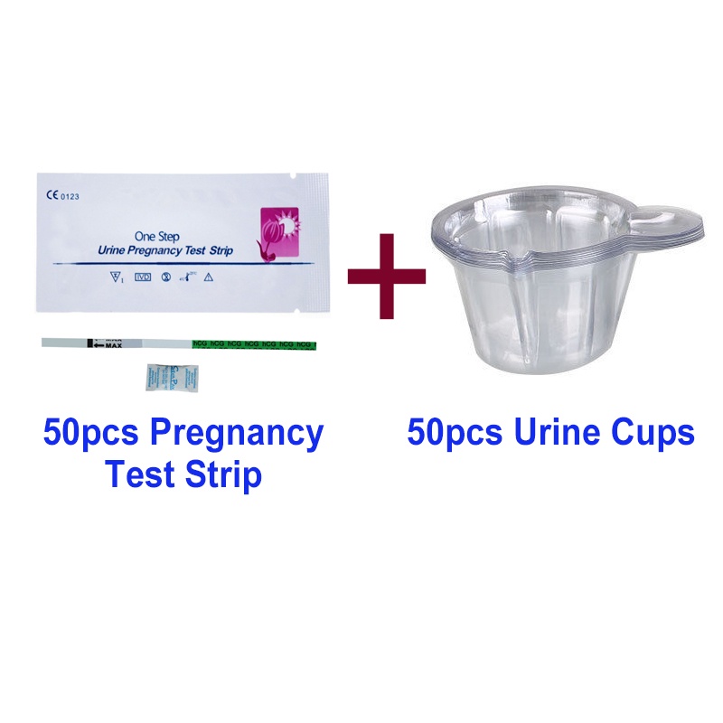 50pcs Ovulation Test Strip OPK LH Ovulasi & Early Pregnancy Test Strip