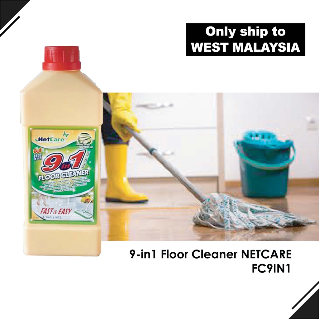 [NETCARE] 9 in 1 Floor Cleaner Fast & Easy Cleaning Floor Lemon Grass ...