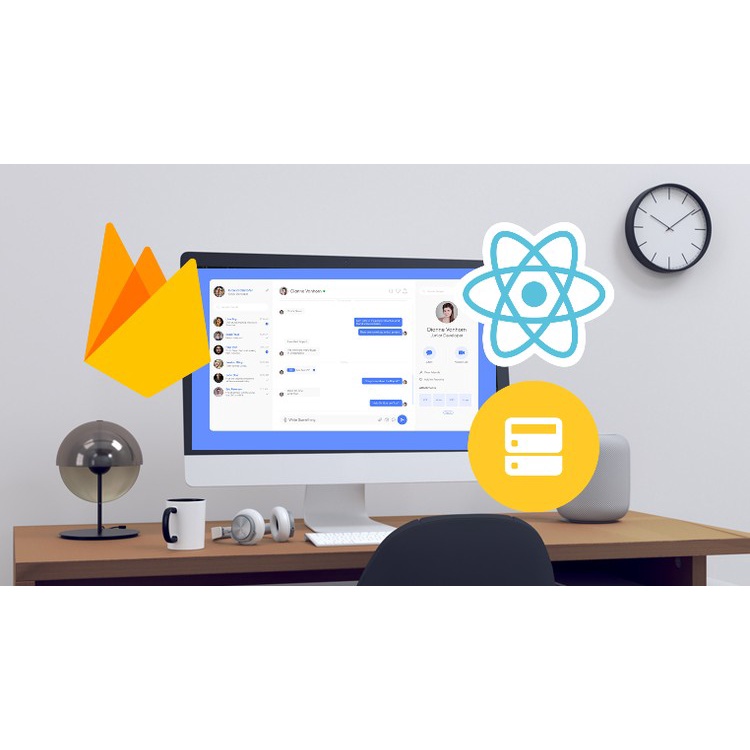 build real time web chat app with react & firebase firestore