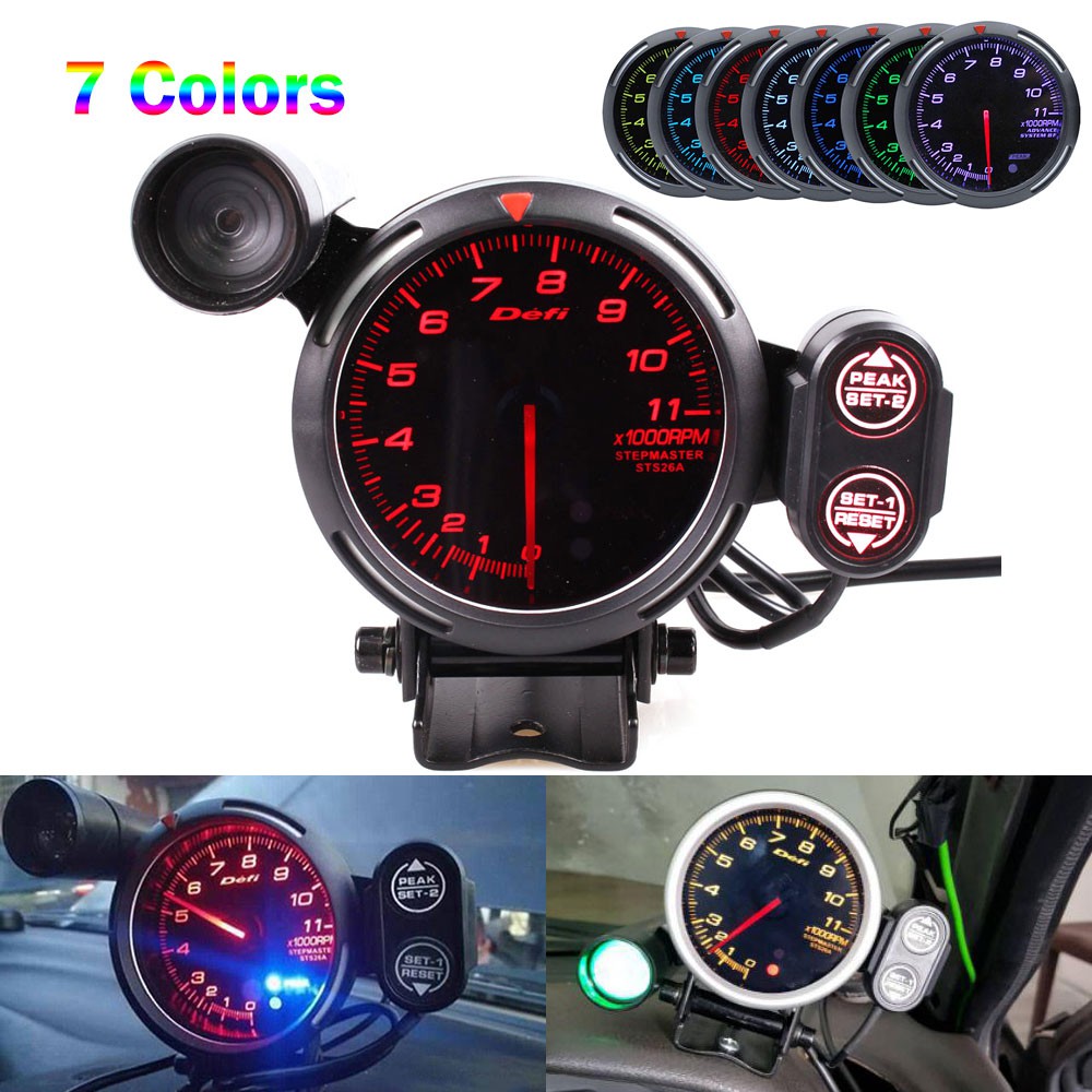 Defi Bf Meter Racing Gauge 80mm 7 Colors 0 11000 Rpm Tachometer Gauge