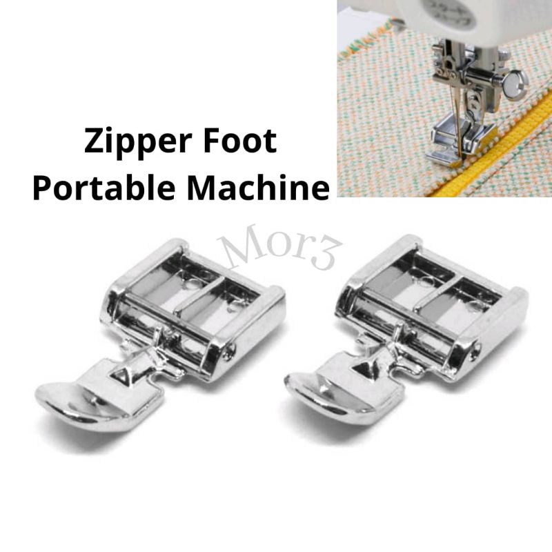 TAPAK ZIP MESIN ZIG ZAG/ ZIPPER FOOT MACHINE PORTABLE 1PC Shopee Malaysia