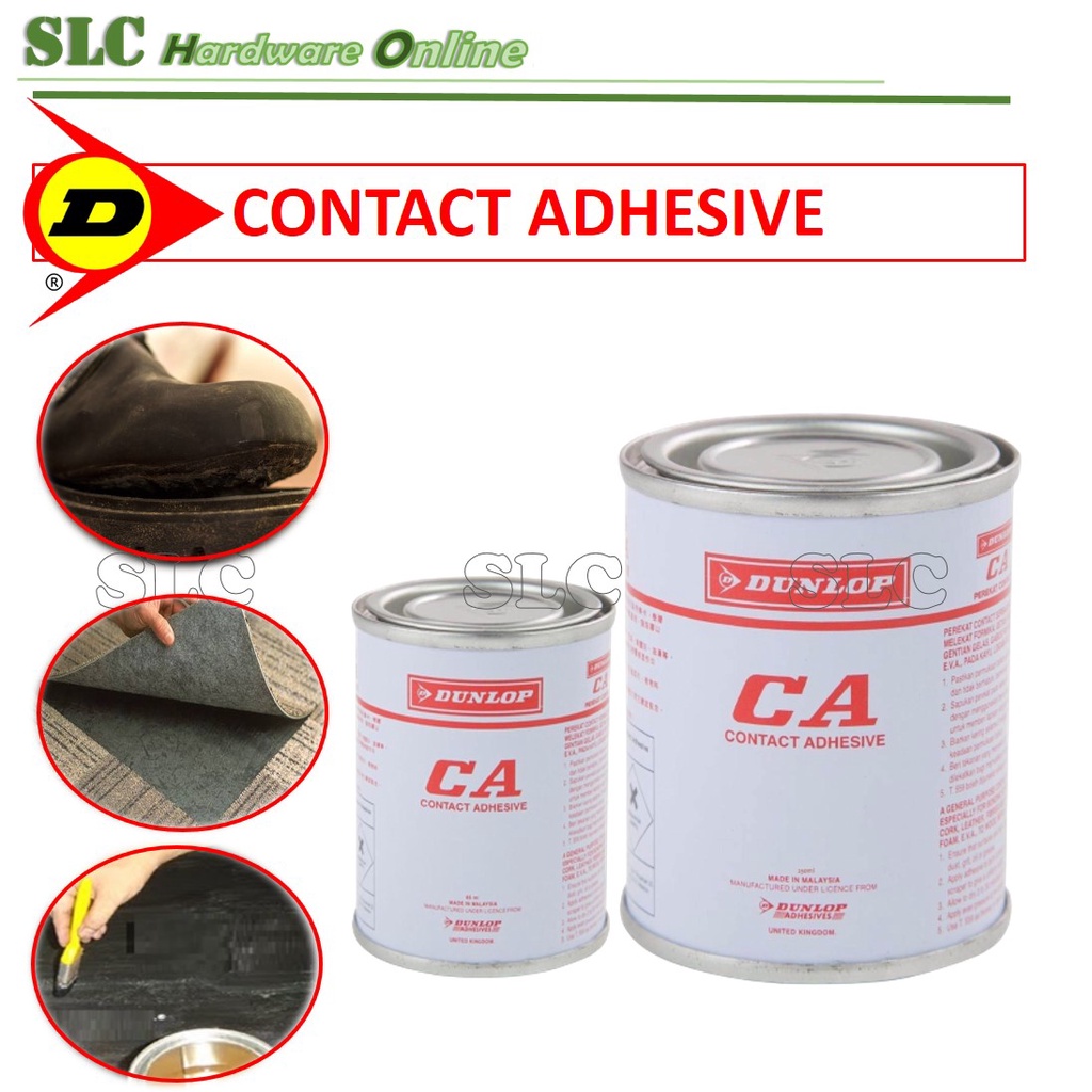 DUNLOP CA Contact Adhesive Glue CA Gam Formica Gam Gam Kayu Gam Kasut ...