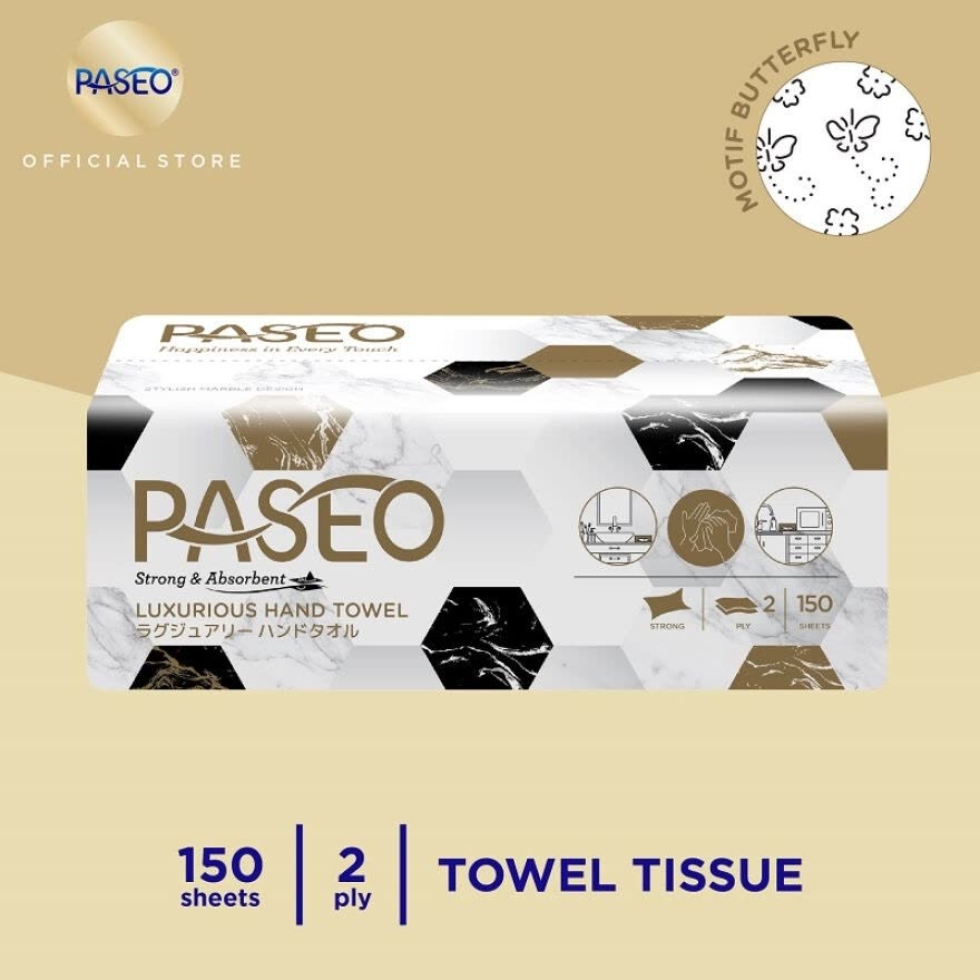 Pseo Luxuriously Hand Towel Tissue Contents 150 Sheets | Shopee Malaysia