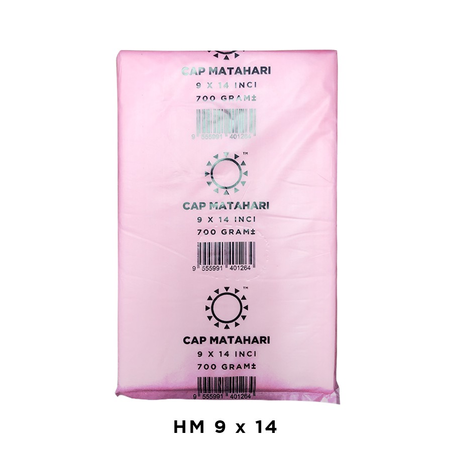 Hm 9x14 Sheets 700gram Plastic Bag Plastik Beg Plastik Bungkus Hdpe Cap Matahari 5129