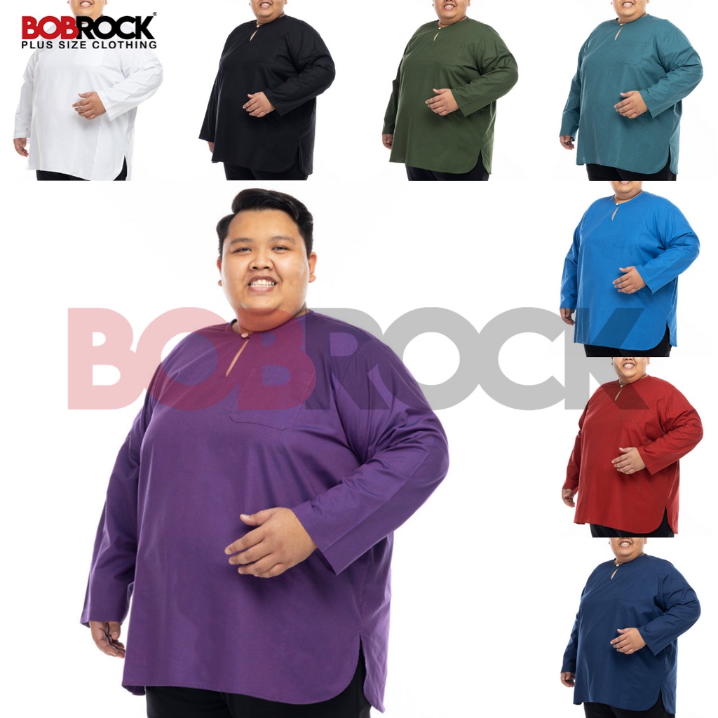 plus-size-kurta-teluk-belanga-plus-size-relaxed-fit-oxford-cotton