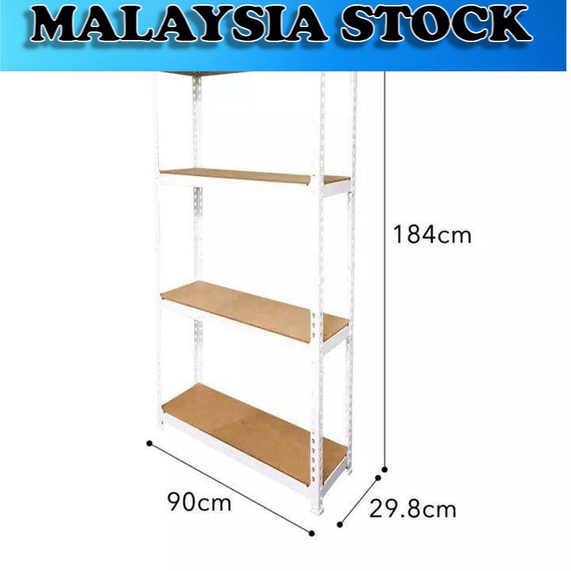 🔥2 IN 1 BOLTLESS RACK WHITE SHELVING STORAGE STORE🔥 | desofeahomeliving ...