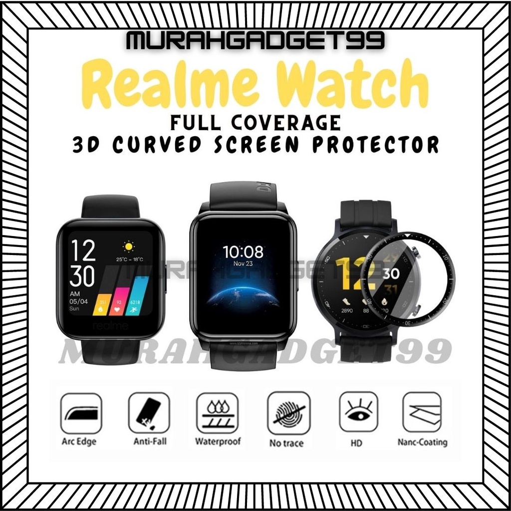 Realme Watch Pro Watch S Smart 3D Curved Full Protective Cover