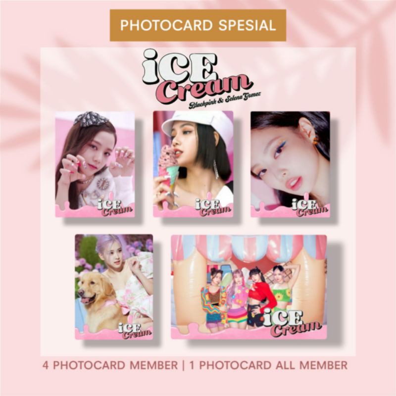  Photocard BLACKPINK ICE CREAM (1set) Shopee Malaysia