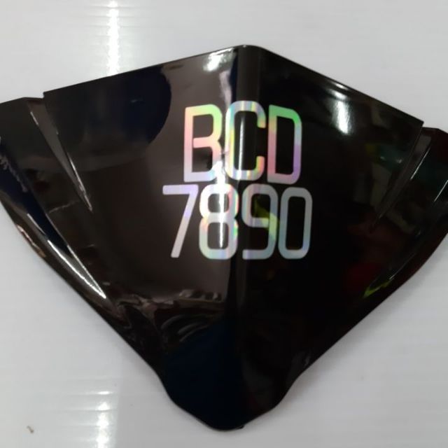 LC 135 V2 V3 COWLING VISOR (boleh tempah sticker plate depan) | Shopee ...
