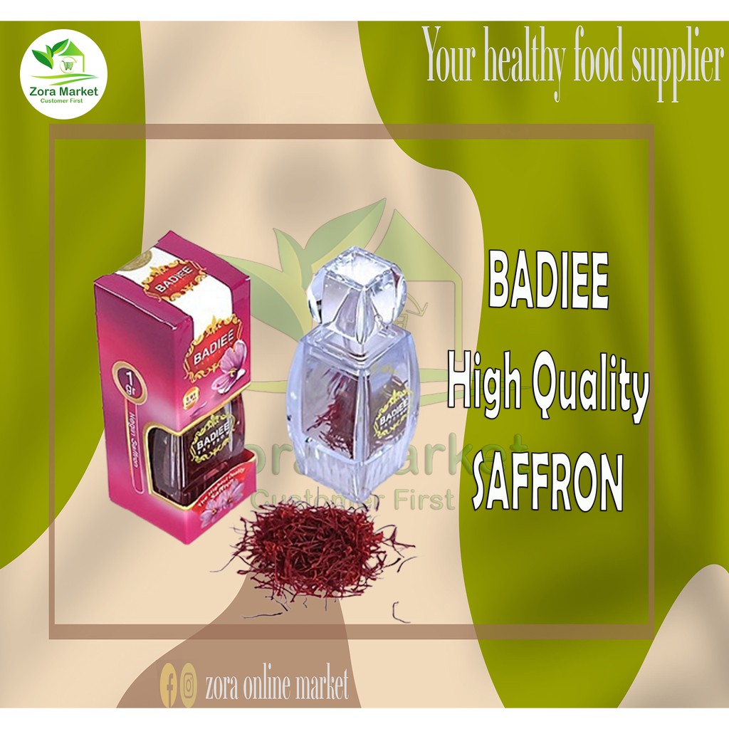 Zafaran Grade A/ Saffron BADIEE Original High Quality 1G Shopee Malaysia
