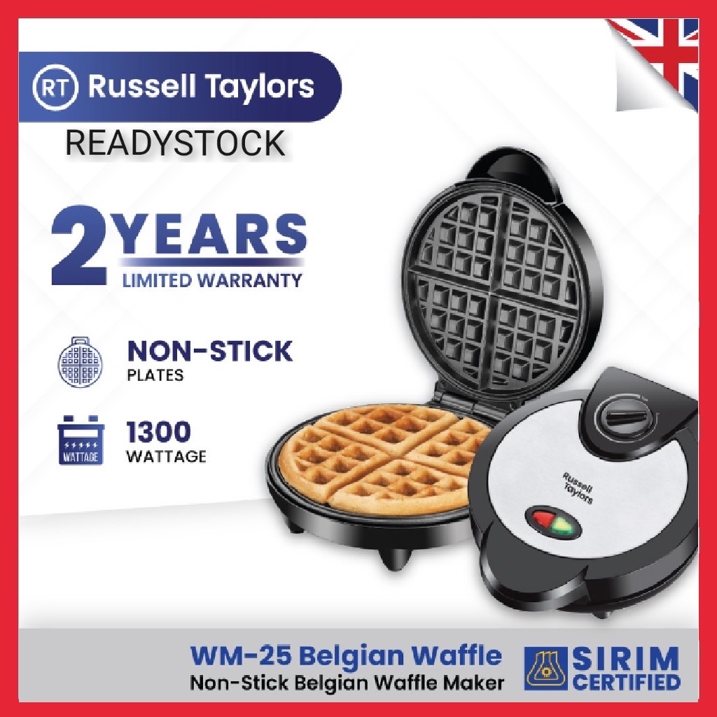 Russell Taylors Stainless Steel Belgian Waffle Maker Temperature