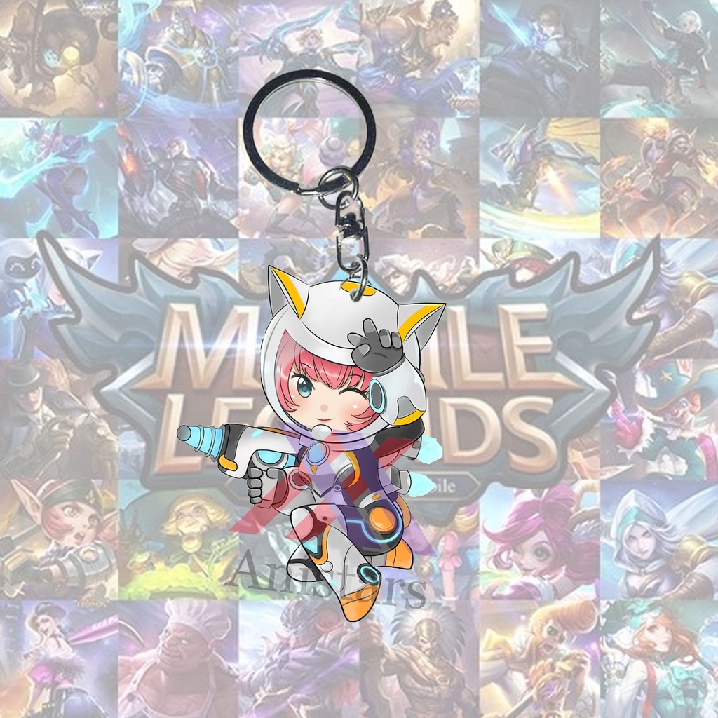 GANTUNGAN Mobile Legends Keychain - Key Chain - Hp strap - Pinch strap ...