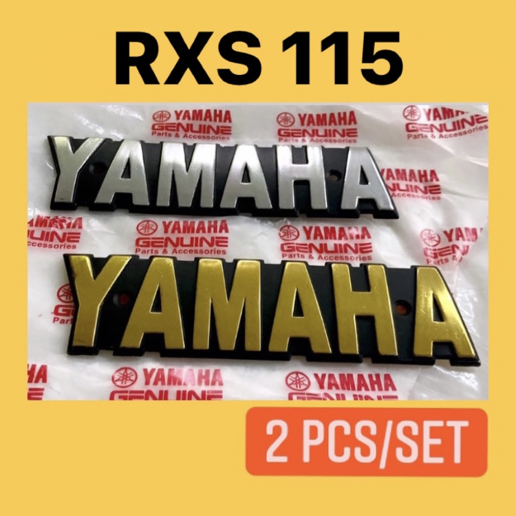 YAMAHA RXS TANK LOGO - 2 Pcs/SET (OET) // RXS115 RXS 115 FUEL TANK ...